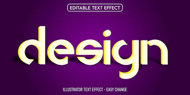 DISEÑO TEXTO EFECTO VECTOR TEXTO EFECTOxDxAxDxA