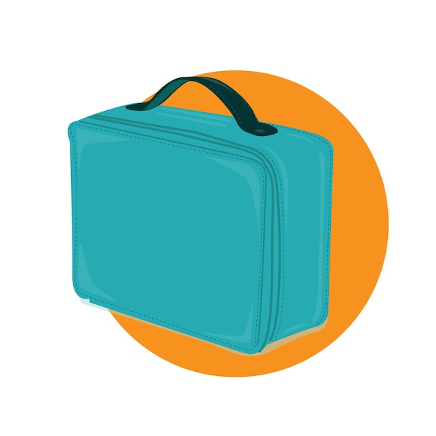 DISEÑO VECTORIAL DE BOLSA DE MAQUILLAJE