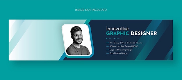Diseñador gráfico minimalista Diseño de portadas de LinkedIn