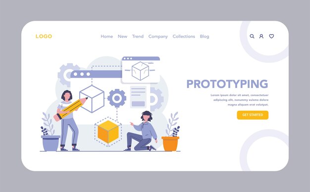 Los diseñadores de prototipos web o páginas de aterrizaje desarrollan y perfeccionan modelos que emplean creatividad y
