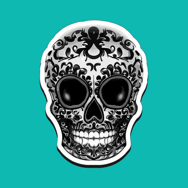 Diseñan pegatinas de calaveras mexicanas para celebrar el día de muertos