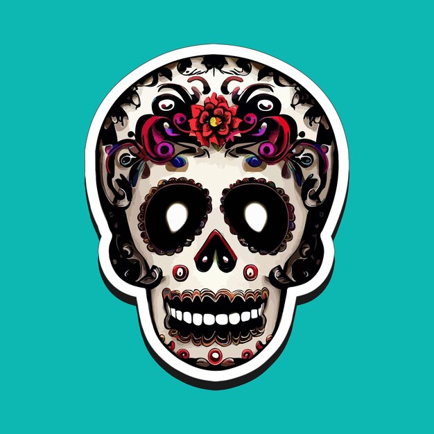 Diseñan pegatinas de calaveras mexicanas para celebrar el Día de Muertos