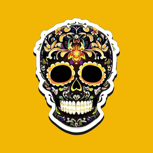 Diseñan pegatinas de calaveras mexicanas para celebrar el Día de Muertos