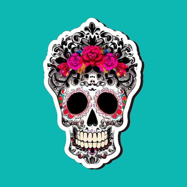Diseñan pegatinas de calaveras mexicanas para celebrar el Día de Muertos