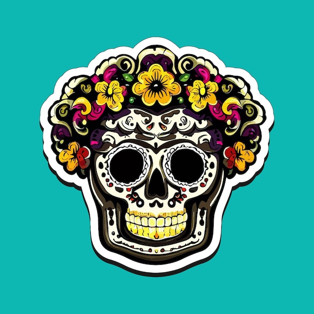 Diseñan pegatinas de calaveras mexicanas para celebrar el Día de Muertos