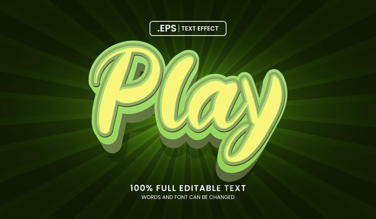 Vector diseñar efecto de texto editable reproducir efecto de texto