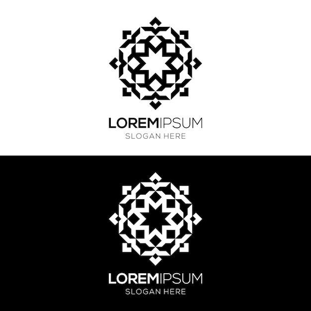 Diseñar un logotipo en forma de adorno árabe islámico.