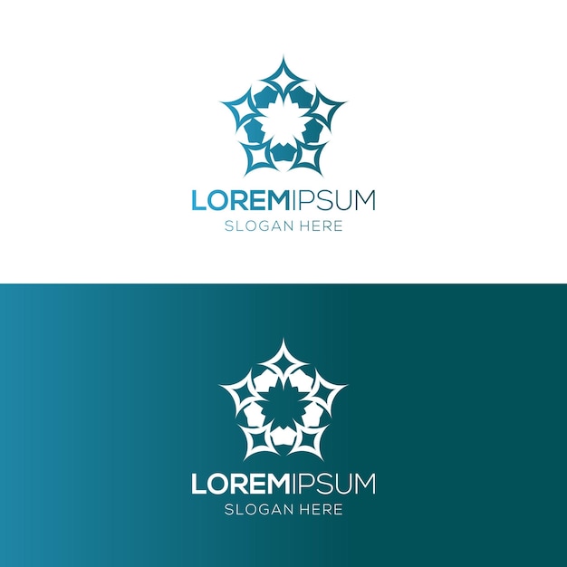 Diseñar un logotipo en forma de adorno árabe islámico.