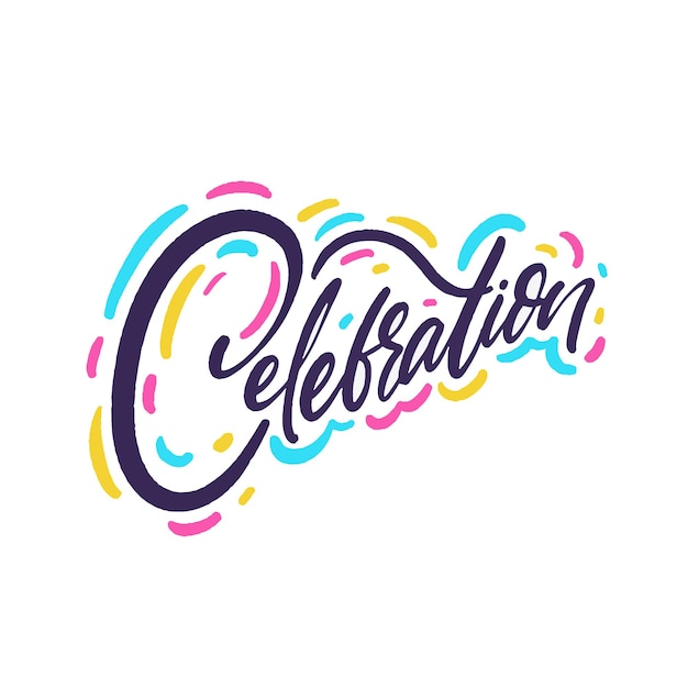 Diseñar tipografía animada y colorida para un evento festivo utilizando acentos vibrantes y elementos lúdicos