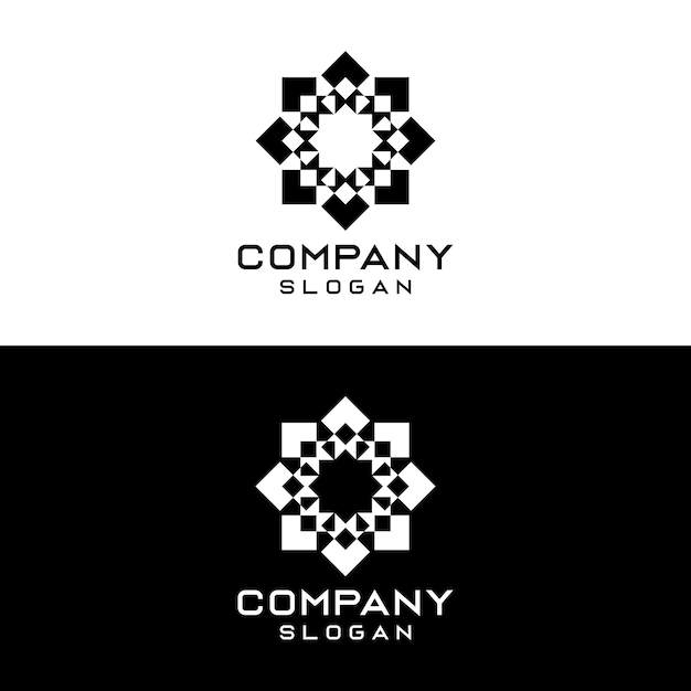 Diseñe un logotipo islámico en forma de ornamentación islámica