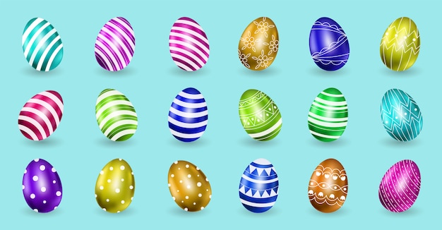 Diseño 3d de huevo de pascua