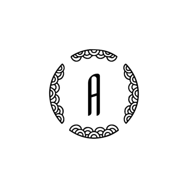 Diseño abstracto del alfabeto