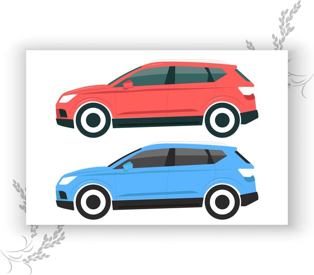 Diseño abstracto de automóviles