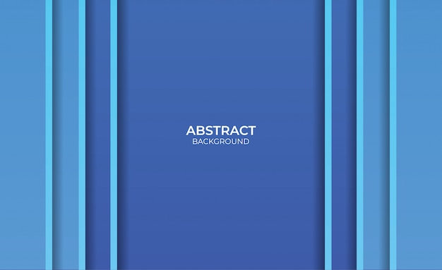 Diseño abstracto azul con estilo de línea