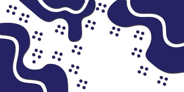 un diseño abstracto azul y púrpura con puntos y puntos