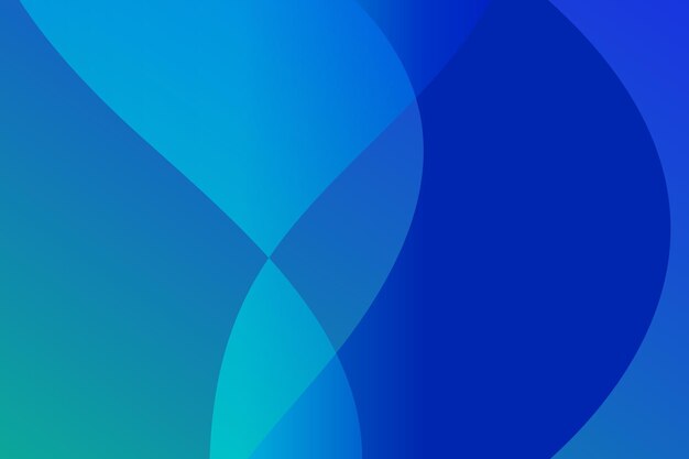 un diseño abstracto azul y verde con un fondo azul