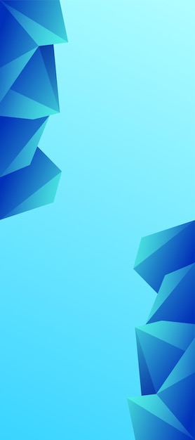 Diseño abstracto de banner con marco de fondo
