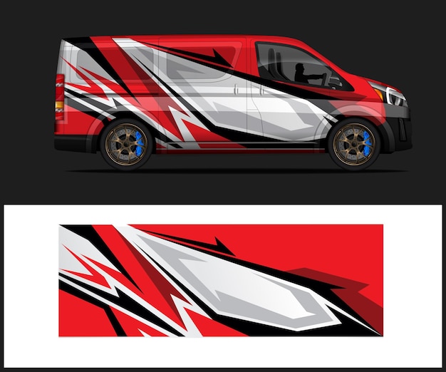 El diseño abstracto de carreras de automóviles deportivos