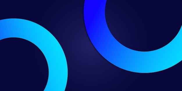 Diseño abstracto del círculo de gradiente azul