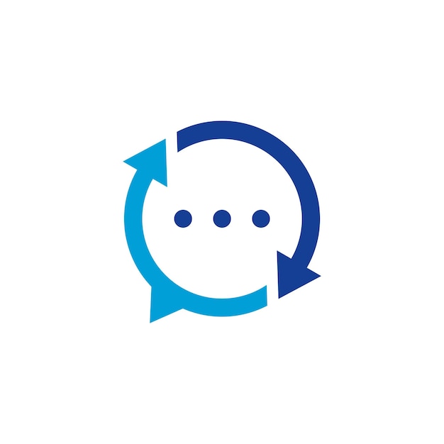 diseño abstracto de círculo símbolo logotipo icono diseño ilustración vector