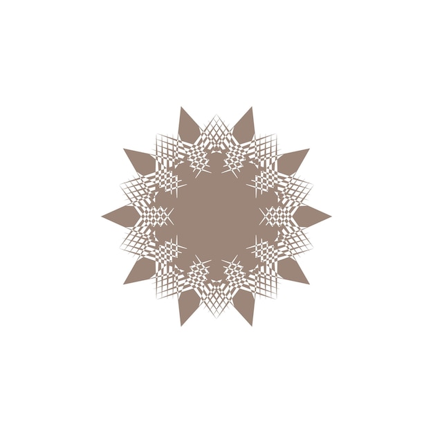 Diseño abstracto del ejemplo del vector de la decoración de la mandala