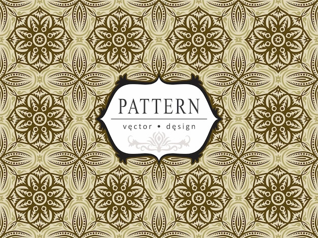 Diseño abstracto flor floral batik patrón simple ornamento étnico background2