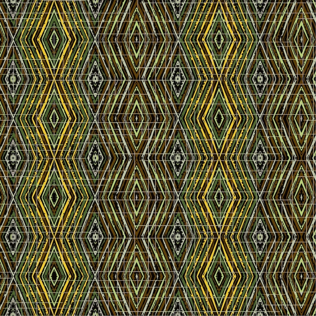 Diseño abstracto de flores texturizadas listas para estampados textiles