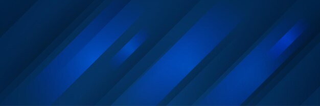 Diseño abstracto de fondo de bandera azul geométrico mínimo Diseño gráfico abstracto vectorial plantilla de fondo de patrón de bandera