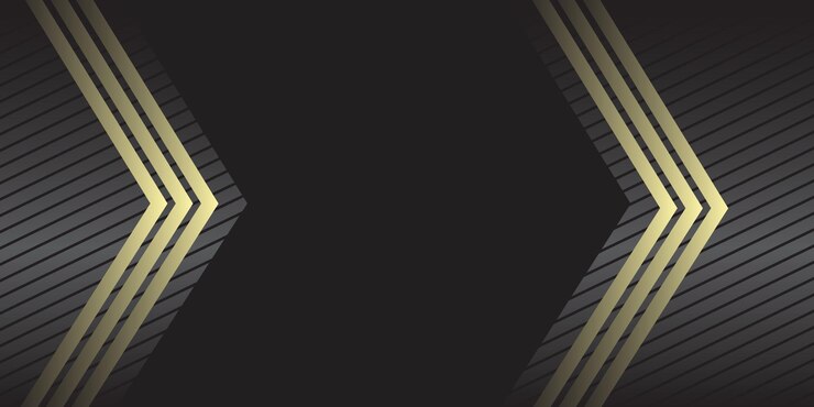 diseño abstracto de fondo de flecha de oro