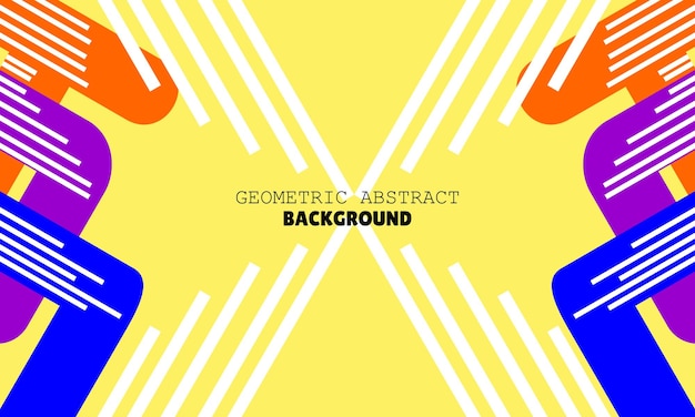 Diseño abstracto de fondo geométrico moderno