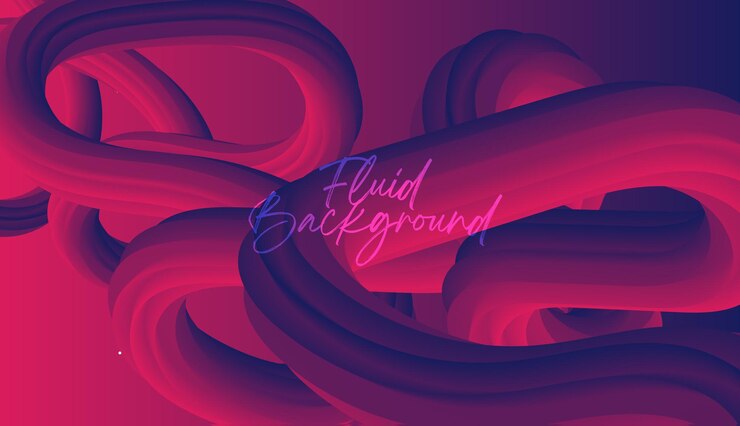 Diseño abstracto de fondo líquido 3d