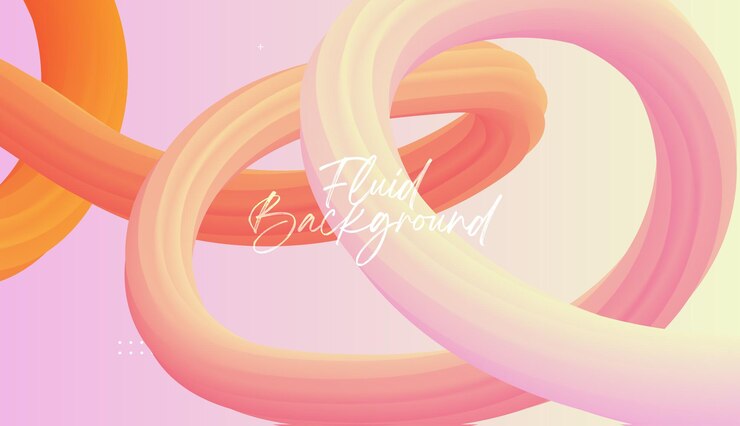 Diseño abstracto de fondo líquido 3d