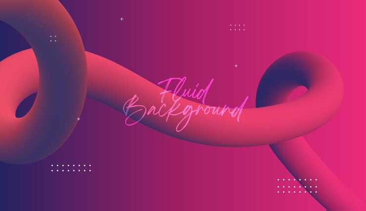 Diseño abstracto de fondo líquido 3d