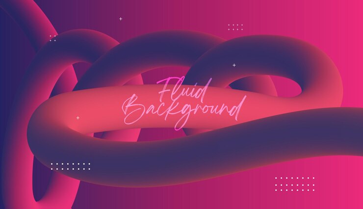 Diseño abstracto de fondo líquido 3d
