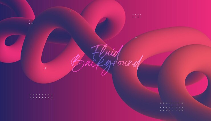 Diseño abstracto de fondo líquido 3d