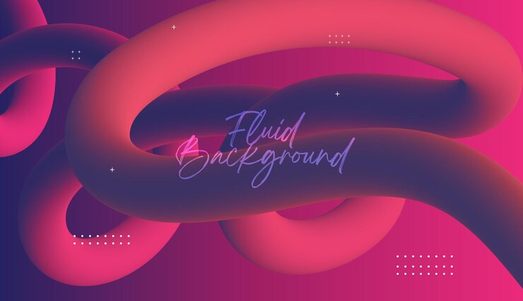 Diseño abstracto de fondo líquido 3d