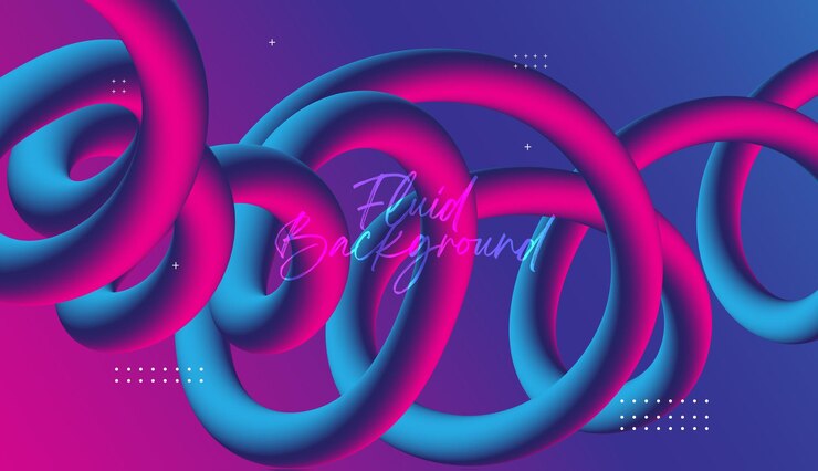 Diseño abstracto de fondo líquido 3d