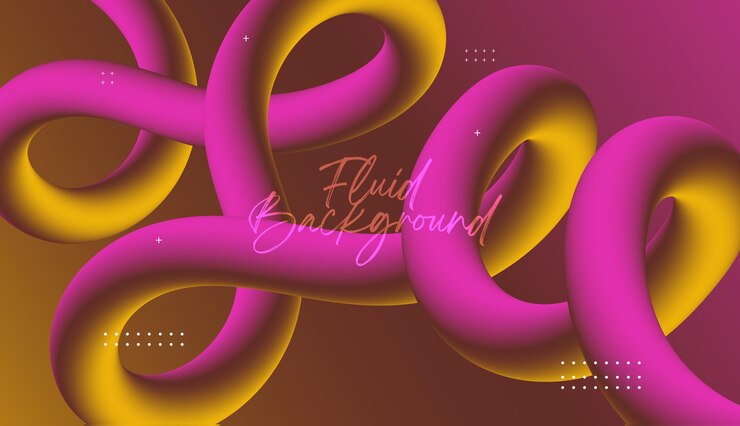 Diseño abstracto de fondo líquido 3d