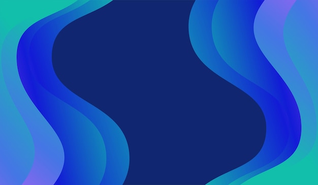 Diseño abstracto de fondo de onda abstracta líquida azul púrpura degradado