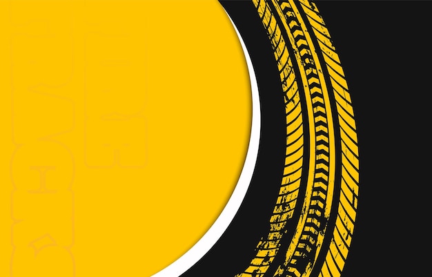 Diseño abstracto del fondo de la pista del neumático