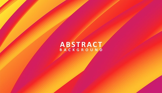 Diseño abstracto de fondo rojo y amarillo