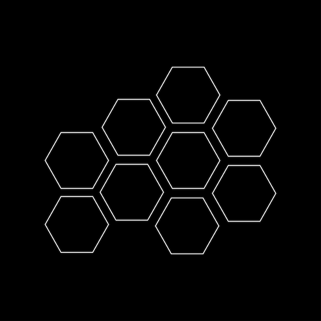 diseño abstracto del icono del polígono