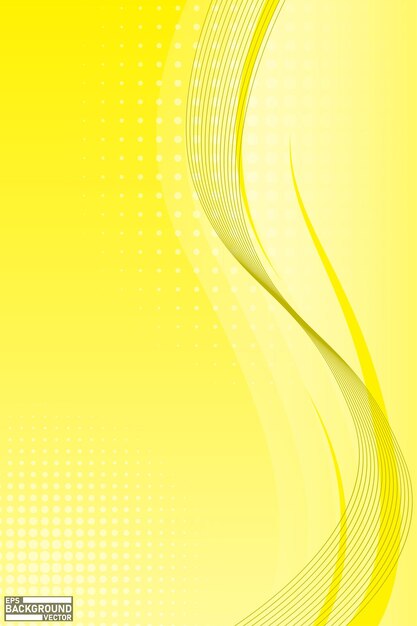 Diseño abstracto Ilustración de fondo amarillo