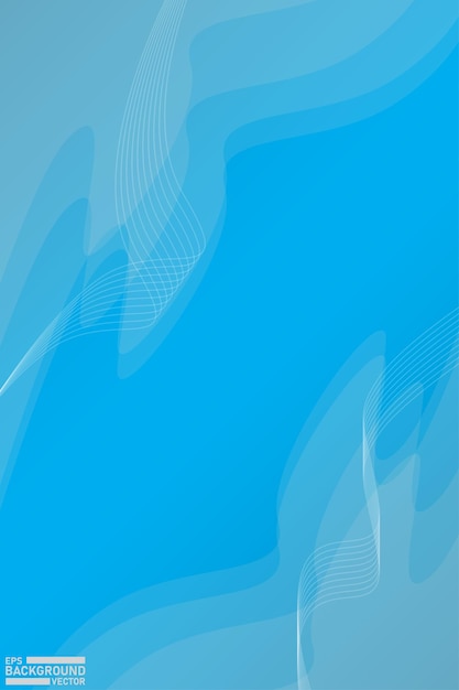 Diseño abstracto Ilustración de fondo azul claro