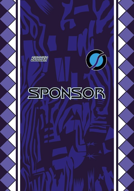 diseño abstracto de jersey para la sublimación