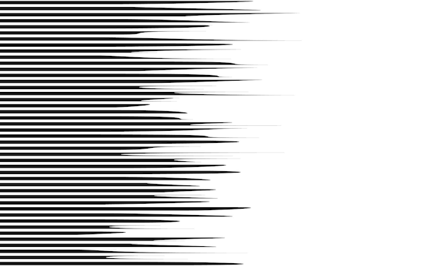 Diseño abstracto de líneas horizontales en blanco y negro