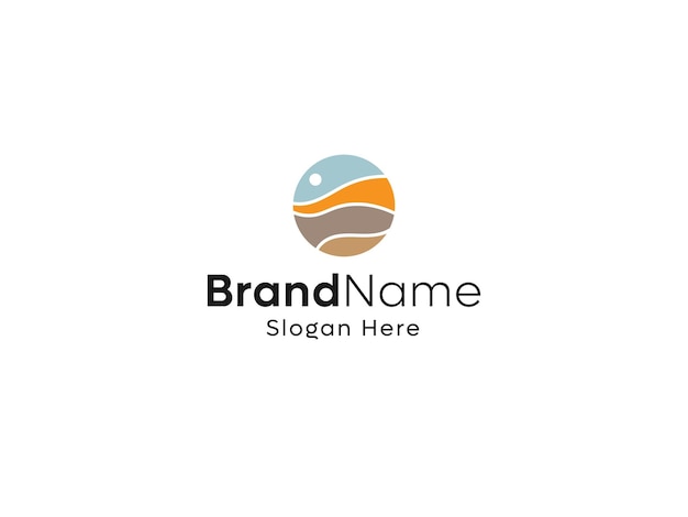 Diseño abstracto del logotipo circular