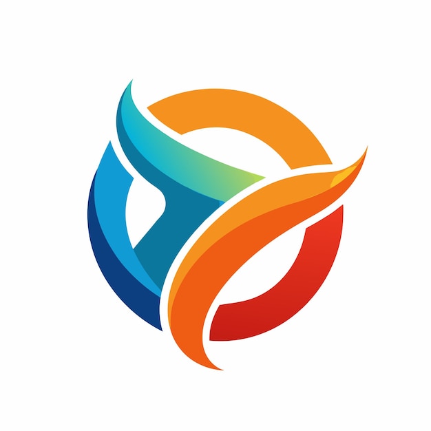 Diseño abstracto del logotipo un concepto