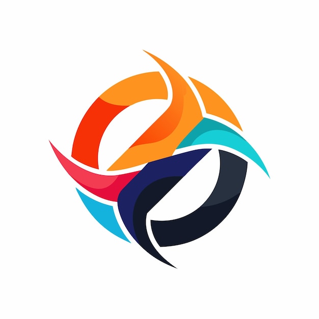 Diseño abstracto del logotipo un concepto