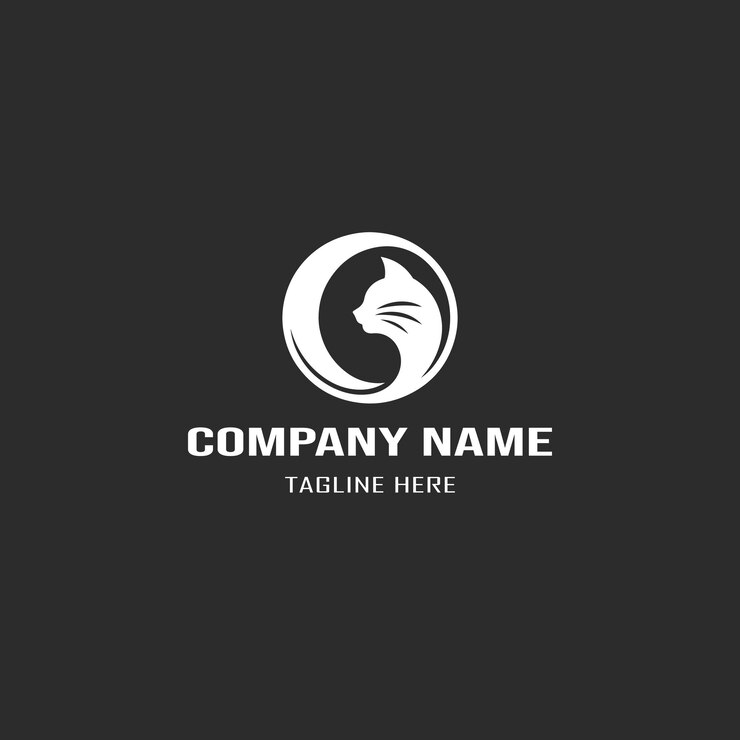 Diseño abstracto del logotipo de la empresa Cat